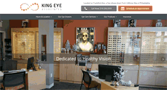 Desktop Screenshot of kingeyeassociates.com
